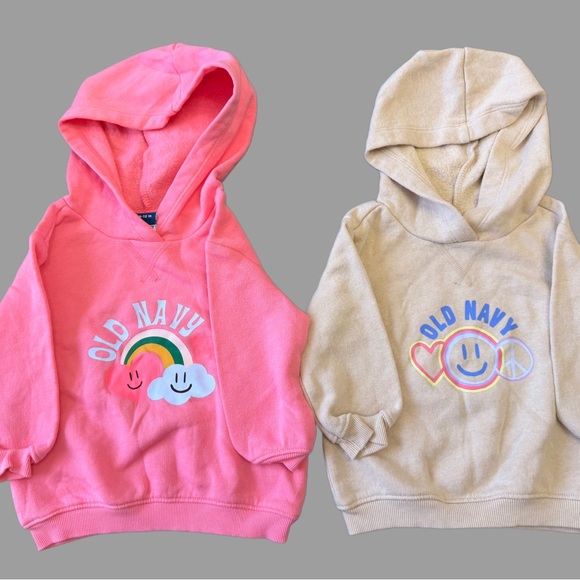 Baby Girl 5-Piece Clothing Bundle | 3 Hoodies, 1 Cardigan, & 1 Jeans | 6-12 Mo. - Picture 3 of 5